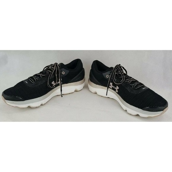 Under Armour Charged Intake 3 Women's (10) Black Running Shoes 3021245-002 - Picture 2 of 12